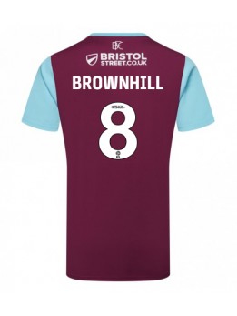 Burnley Josh Brownhill #8 Domaci Dres 2024-25 Kratak Rukavima